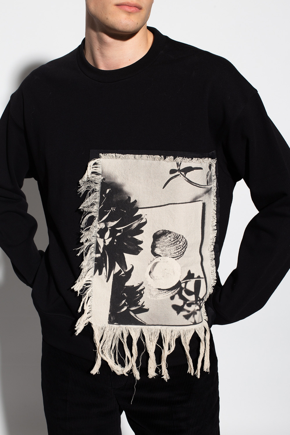 Black Patched sweatshirt JIL SANDER - Vitkac Canada